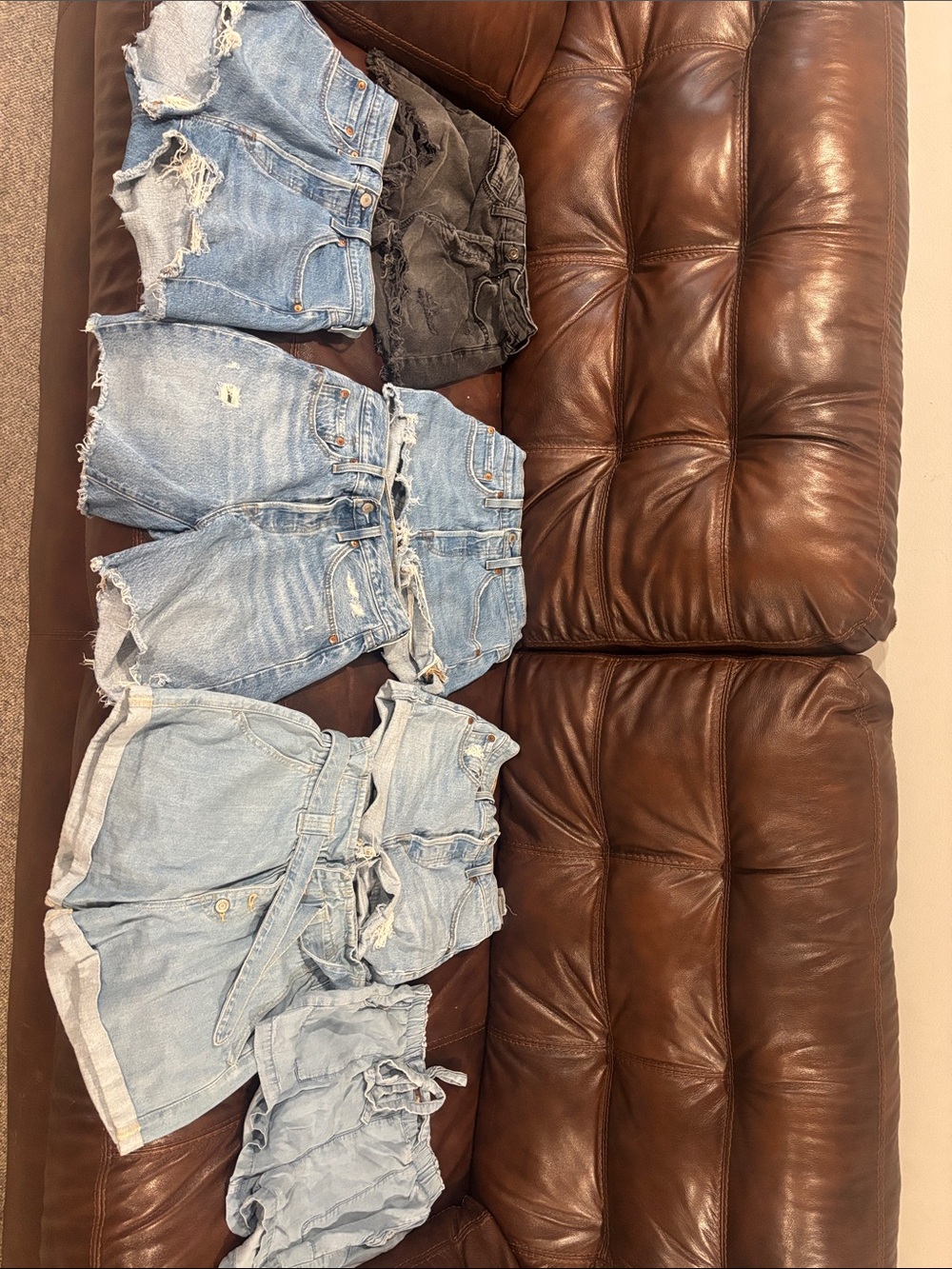 Mixed Denim Shorts Pack - Light & Medium Blue, Blackwashed